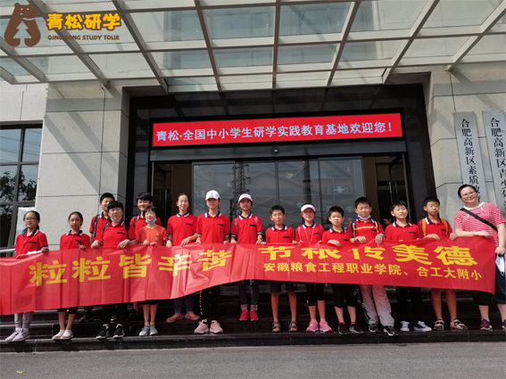 安徽粮食工程职业学院联合合工大附小走进青松集团